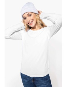 K-KA3017-LADIES LONG-SLEEVED CREW NECK T-SHIRT 2